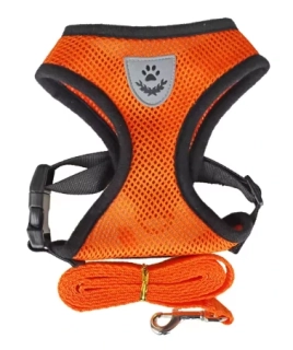 REFLEX Kšírky pro psa s vodítkem S - oranžové